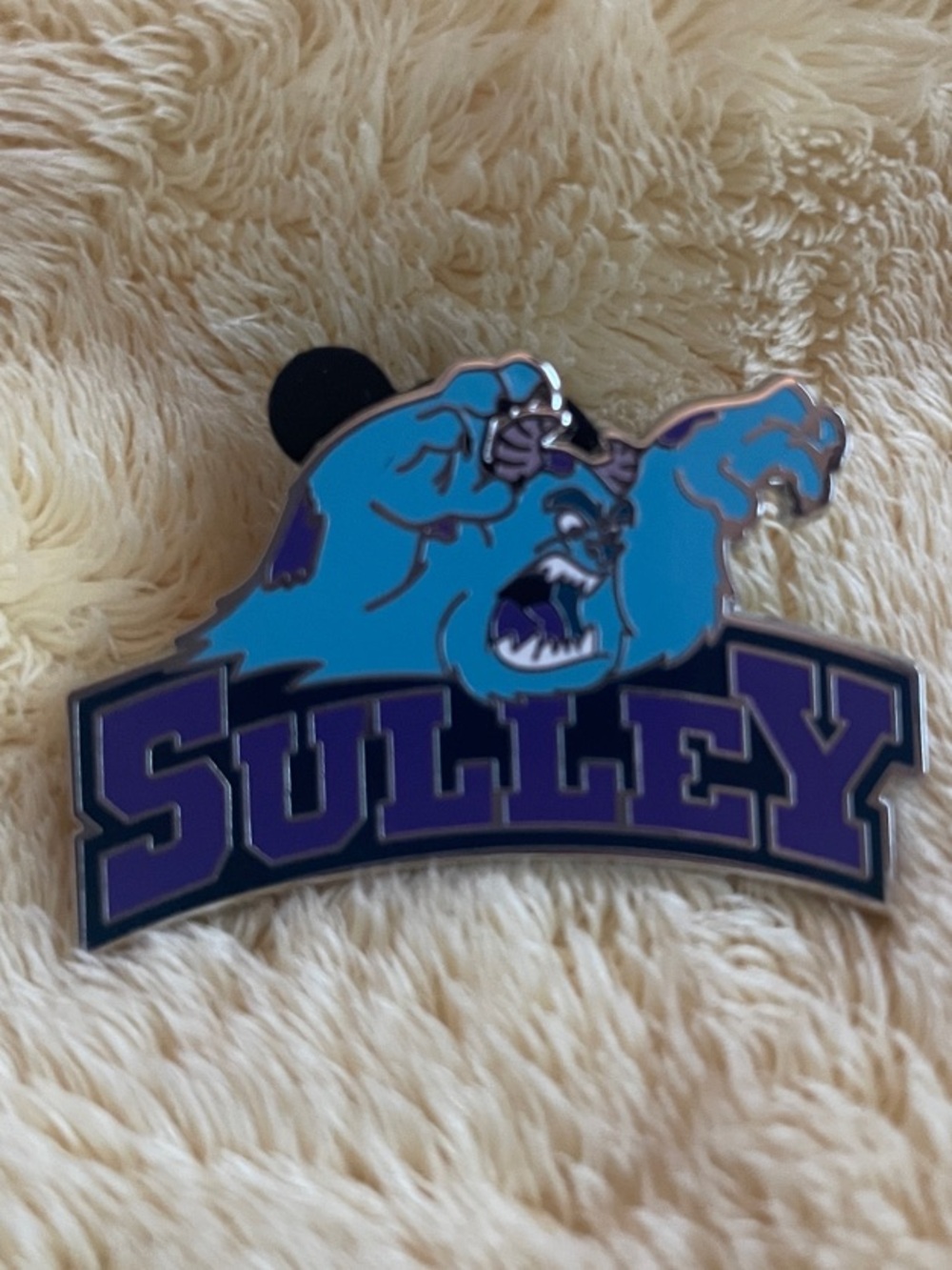 Disney Sulley Pin - Blue and Purple